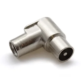 Wtyk TV (IEC) Telkom-Telmor WKW 506, kątowy - Inne akcesoria audio-wideo - miniaturka - grafika 1