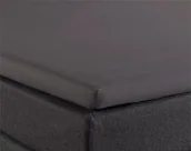 Prześcieradła - Prześcieradło na gumce, dzielone - bawełna k. antracyt 140 x 200 - miniaturka - grafika 1