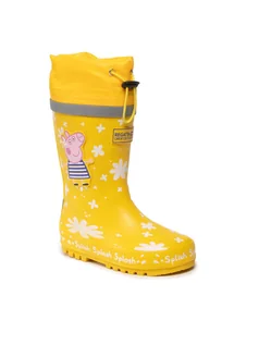 Buty dla dziewczynek - Kalosze PeppaSplash Welly RKF713 Żółty - Regatta - grafika 1