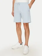 Spodenki męskie - Tommy Hilfiger Szorty materiałowe Essential Terry Sweatshort MW0MW37240 Błękitny Regular Fit - miniaturka - grafika 1