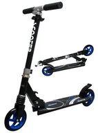 Hulajnogi - Duża Hulajnoga H7 CZARNO-NIEBIESKA Składana R-Sport koła 145 mm do 100 kg - miniaturka - grafika 1