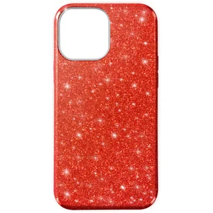 Etui iPhone 13 Pro Max Removable Glitter Silicone Semi-Rigid czerwone - Etui i futerały do telefonów - miniaturka - grafika 1