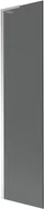 Parawany nawannowe - Mexen Next L parawan nawannowy 1-skrzydłowy 90, x 150 cm, grafit, chrom - 895-050-000-03-40-01 - miniaturka - grafika 1