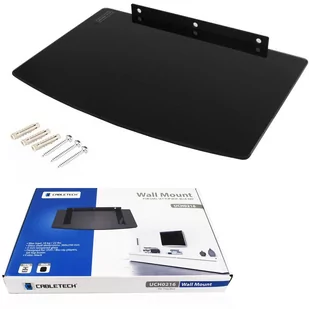 Uchwyt ścienny do DVD, Blu-ray, dekodera szklany - Uchwyty do telewizora - miniaturka - grafika 1