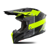 Kaski motocyklowe - Kask Cross Airoh Aviator 3 Matowy ŻółtyM - miniaturka - grafika 1