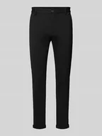 Spodnie męskie - Spodnie materiałowe o skróconym kroju slim fit - miniaturka - grafika 1