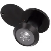 Akcesoria do monitoringu - Wizjer czarny Fi 14 z tarczką zamykającą 160 stopni do drzwi 25 - 42mm - miniaturka - grafika 1