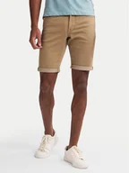 Spodenki męskie - Petrol Industries Szorty jeansowe M-ROS-SHO005 Biały Slim Fit - miniaturka - grafika 1