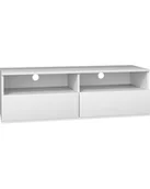 Szafki RTV - TopEshop TopEshop STOLIK SZAFKA RTV RUMBA 120CM BIEL MAT RTV120 RUMBA BIEL - miniaturka - grafika 1