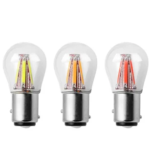 Żarówka Led 4 Cob Filament P21/5W BAY15D 12V 24V - Żarówki samochodowe - miniaturka - grafika 1
