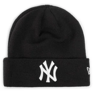 New Era Czapka Mlb Essential Cuff 12122728 Czarny - Czapki damskie - miniaturka - grafika 1