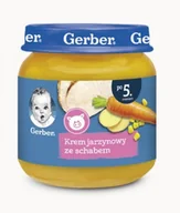 Dania dla dzieci - Gerber Zupka krem jarzynowy ze schabem, 130 g, 5m+ - miniaturka - grafika 1