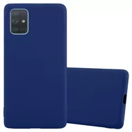 Etui i futerały do telefonów - Pokrowiec Do Samsung Galaxy A71 5G Etui w CANDY CIEMNY NIEBIESKI TPU Silikon Obudowa Case Cover Ochronny Plecki Cadorabo - miniaturka - grafika 1