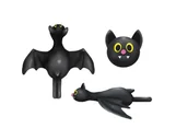 Urodziny dziecka - Zabawka Nietoperz na Halloween - 1 szt. - miniaturka - grafika 1