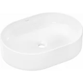 Umywalki - HANSGROHE 60166450 Xuniva U Umywalka nablatowa 55x40 bez przelewu - miniaturka - grafika 1