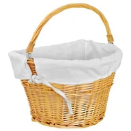 Koszyki rowerowe - VOGEL Kosz rowerowy VKS-702 WH Wiklinowy Click LX VKS-702 WH LX VKS-702 WH LX (VOGEL VKS-702 WH LX) - miniaturka - grafika 1
