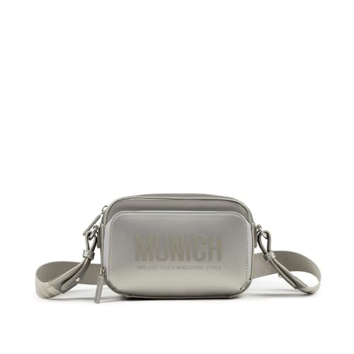 MUNICH Essence Recycled FW25 Crossbody Camera C/Aqua, Torby i plecaki damskie, Niebieski