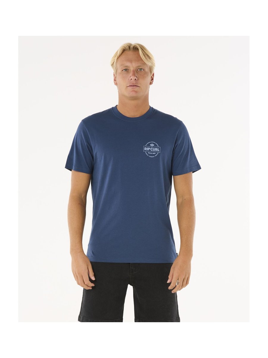 Koszulka RIP CURL Staple Tee granatowy S