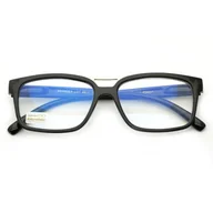 Okulary korekcyjne, oprawki, szkła - Plusy Okulary z filtrem z Antyrefleksem do Czytania moc: +1 do Komputera z flexami ST304 - miniaturka - grafika 1