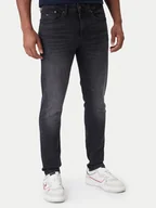 Spodnie męskie - Tommy Jeans Jeansy Austin DM0DM22455 Niebieski Slim Fit - miniaturka - grafika 1