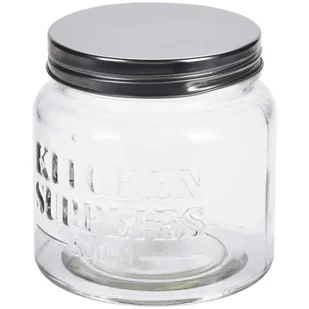 Vilde Pojemnik szklany kuchenny słój słoik 0,5L na makaron płatki kawę słodycze produkty sypkie 259054 - Pojemniki kuchenne - miniaturka - grafika 1