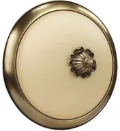 Lampy sufitowe - Plafoniera z mosiądzu beż mat - miniaturka - grafika 1