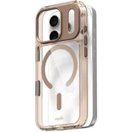 Etui i futerały do telefonów - Etui MOSHI iGlaze MagSafe do Apple iPhone 17 Pro Przezroczysto brązowy - miniaturka - grafika 1