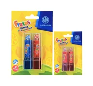 Przybory szkolne - Gumka szminka zapachowa Frutos owoce 2 szt blister Astra - miniaturka - grafika 1