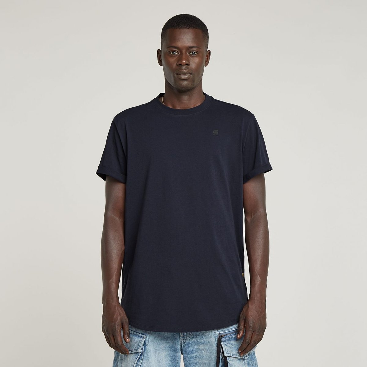 t-shirt uomo g-star d16396 b353 lash basic c742 salute