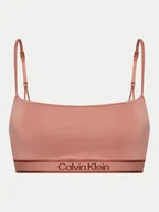 Koszulki sportowe damskie - Calvin Klein Underwear Biustonosz top 000QF7943E Różowy - miniaturka - grafika 1