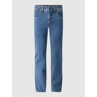 Spodnie męskie - Jeansy o kroju straight fit z bawełną ekologiczną model Dijon - Pierre Cardin - grafika 1
