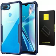 Etui i futerały do telefonów - Etui Pancerne Spacecae Beetle Przezroczyste Plecki Case Pokrowiec Obudowa Oppo A12 Niebieski - miniaturka - grafika 1