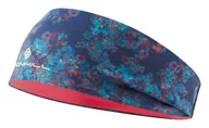 Apaszki i szaliki męskie - RONHILL Opaska na głowę dwustronna REVERSIBLE CONTOUR HEADBAND niebiesko-różowa - miniaturka - grafika 1