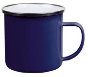 Kubki - Emaliowany kubek VINTAGE CUP, niebieski - miniaturka - grafika 1