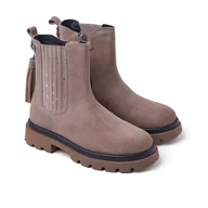 Botki damskie - GIOSEPPO Sartell, Botki, Taupe, 32 EU, taupe, 32 EU - miniaturka - grafika 1