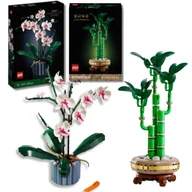 Klocki - LEGO Botanicals Icons Zestaw Klocki Dekoracyjna roślina Dracena sandera 10344 i Orchidea 10311 - miniaturka - grafika 1