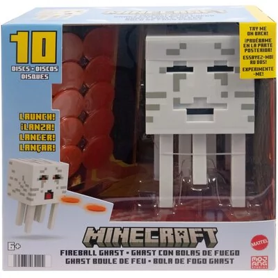 Mattel Minecraft Minecraft Strzelający Ghast + dyski Zestaw do zabawy HDV46