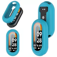 Akcesoria do smartwatchy - Etui silikonowe Vanfone do Xiaomi Mi Band 8, niebieskie - miniaturka - grafika 1