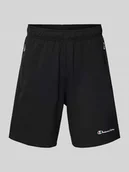 Spodenki męskie - Bermudy o kroju relaxed fit z kieszeniami zapinanymi na zamek błyskawiczny - miniaturka - grafika 1