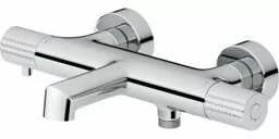 CERSANIT Bateria wannowo-prysznicowa ścienna ZEN termostatyczna chrom S951-563 - Baterie wannowe i prysznicowe - miniaturka - grafika 1
