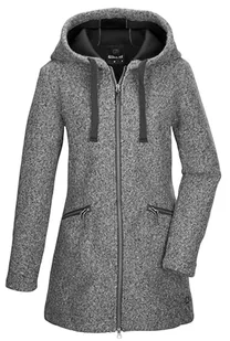 G.I.G.A. DX Damski polar Parka/płaszcz polarowy z kapturem GW 87 WMN PRK_Roshana, szary, 36, 43687-000 - Płaszcze damskie - miniaturka - grafika 1