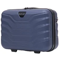 Walizki - Kuferek podróżny Wings PEAFOWL kosmetyczka 14" BLUE - miniaturka - grafika 1