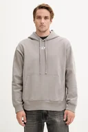 Bluzy męskie - Diesel bluza bawełniana S-MACS-HOOD-OD męska kolor beżowy z kapturem z aplikacją A09856.0BMBJ - miniaturka - grafika 1