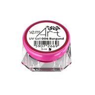 Żele do paznokci - Semilac Lakier żelowy do zdobień Semi Art UV Gel 006 Burgund - miniaturka - grafika 1