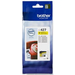 Brother LC-427 (LC427Y) - oryginalny tusz, yellow (żółty) LC427Y - Tusze oryginalne - miniaturka - grafika 1