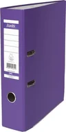 Segregatory - Segregator Bantex XXL dźwigniowy A4 80mm fioletowy 371849 - miniaturka - grafika 1
