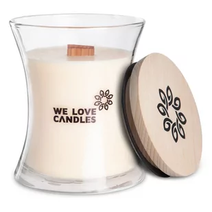 Świeczka z wosku sojowego We Love Candles Ivory Cotton, 64 h - Świece - miniaturka - grafika 1
