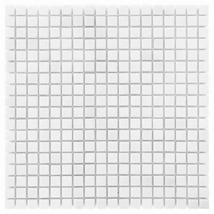 Mozaika kamienna Pure white 15 30.5x30.5 cm - Płytki ceramiczne - miniaturka - grafika 1