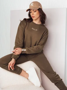 Bluza oversize damska AWIOL brązowa Dstreet BY1273 - Bluzy damskie - miniaturka - grafika 1