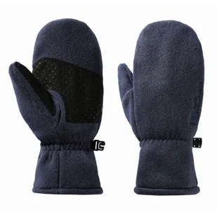 Dziecięce rękawiczki polarowe Jack Wolfskin FLEECE MITTEN K night blue - 92 - Rękawiczki dla dzieci - miniaturka - grafika 1